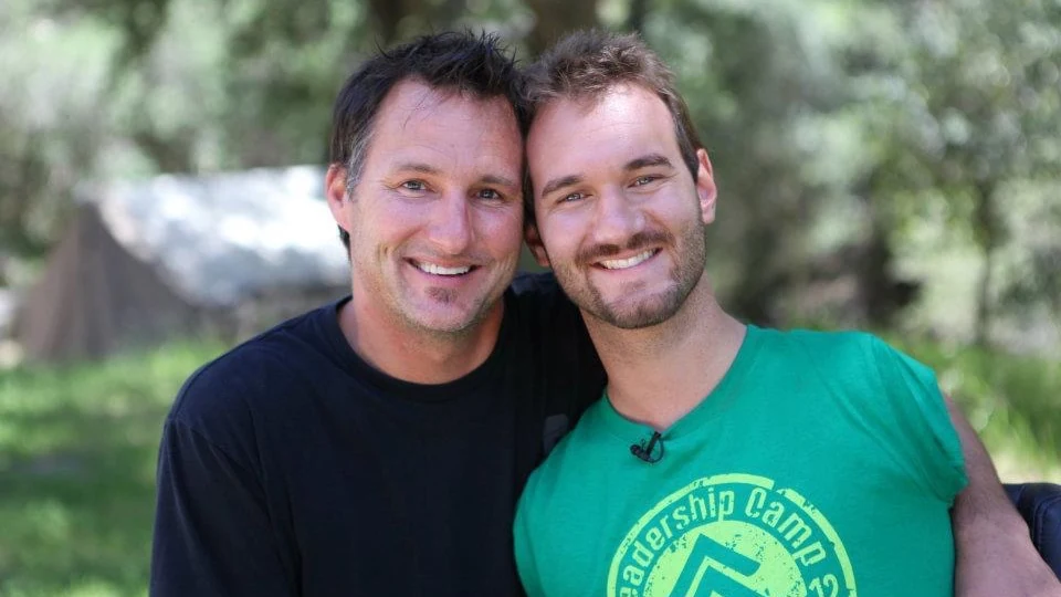 Mike Millett with Nick Vujicic